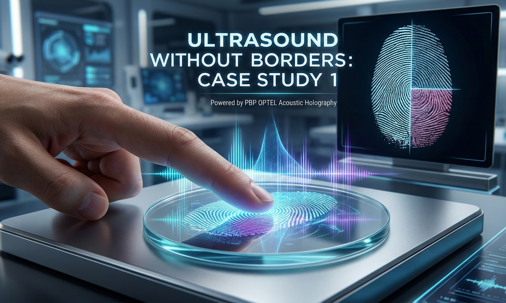 Ultrasonic biometrics – device photo 1