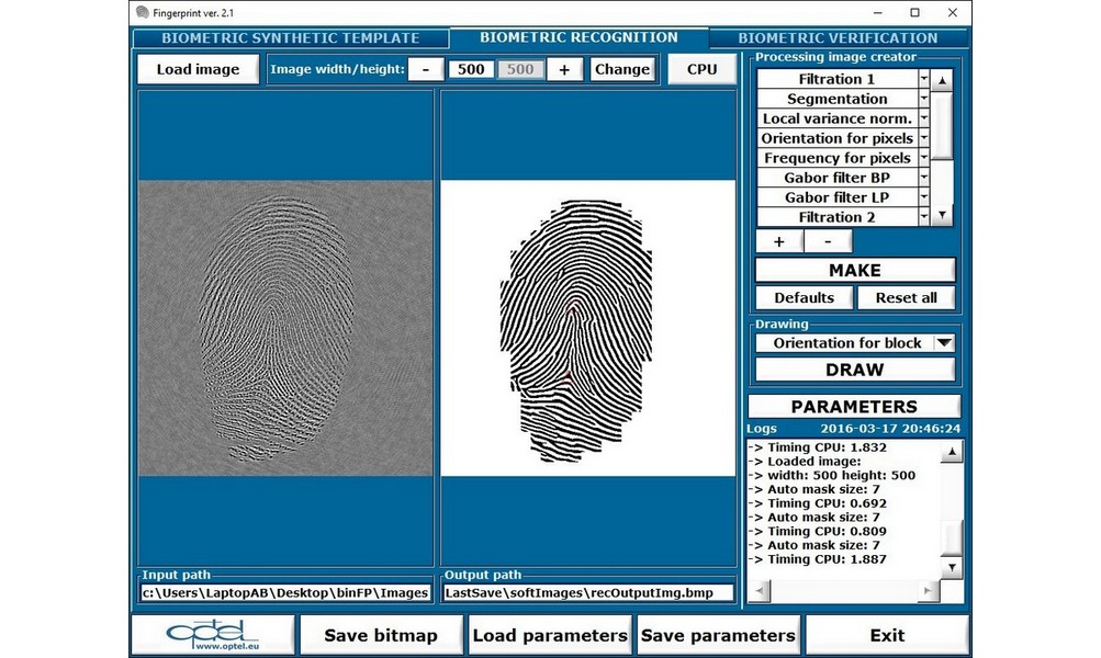 Ultrasonic biometrics – system photo 6